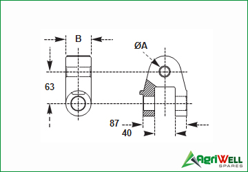 END FOR ARTICULATED YOKE