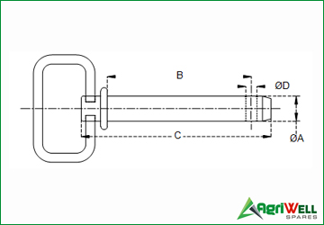 HITCH PINS-WITH HAIR PIN