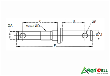 LIFT ARM PINS-DUAL MOUNTING