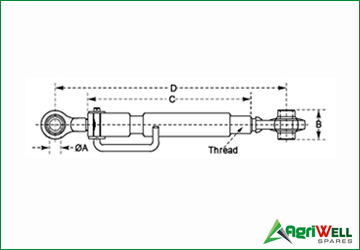 FORD TOP LINKS by agriwell spares