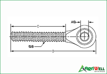 top link ends by agriwell spares