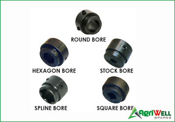 V-SERIES HUBS (ROUND BORE WITH KEYWAY AND SET SCREW)