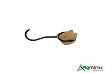 hay hooks with leather guard wooden handle