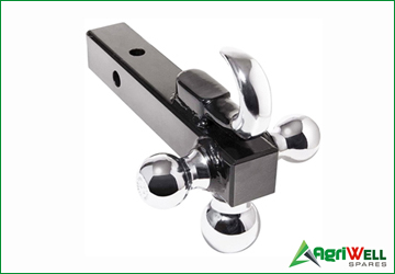 SOLID SHANK  MOUNT WITH HOOK & CHROME PLATED BALLS